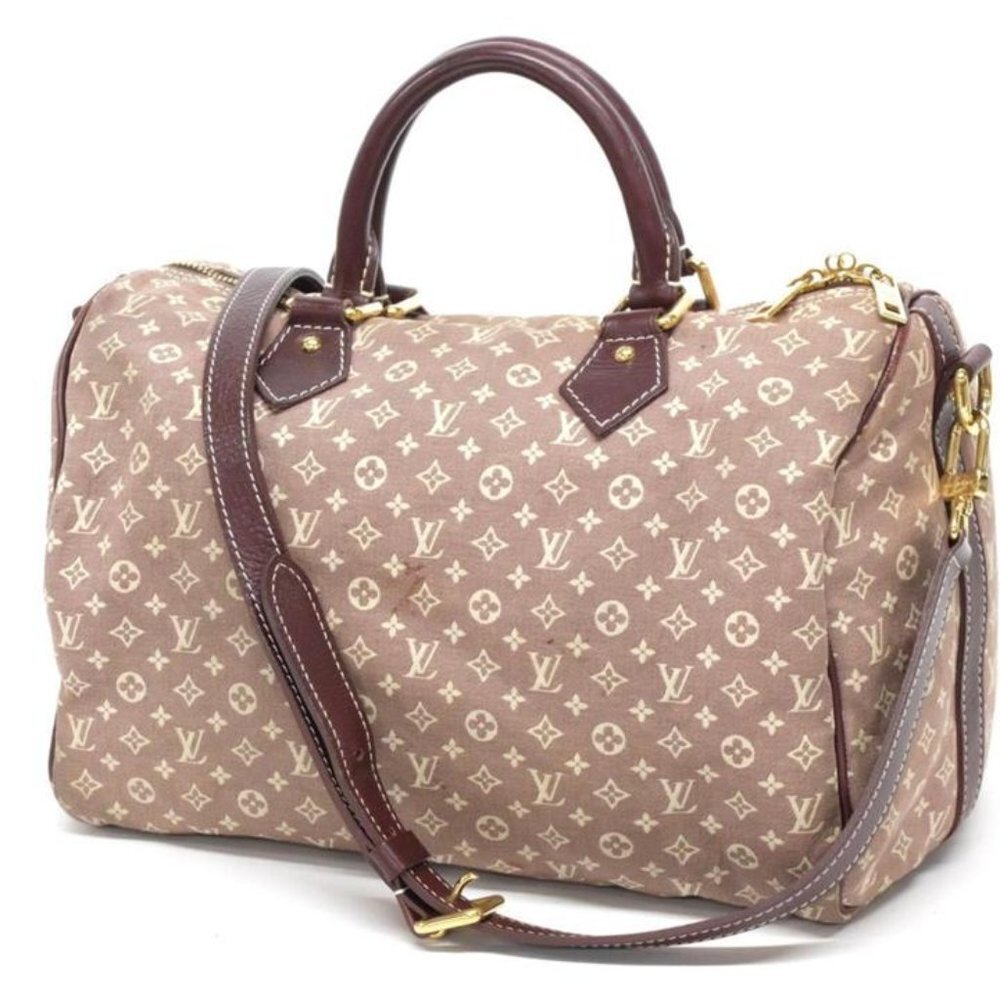 Louis Vuitton Sepia Monogram Mini Lin Idylle Speed